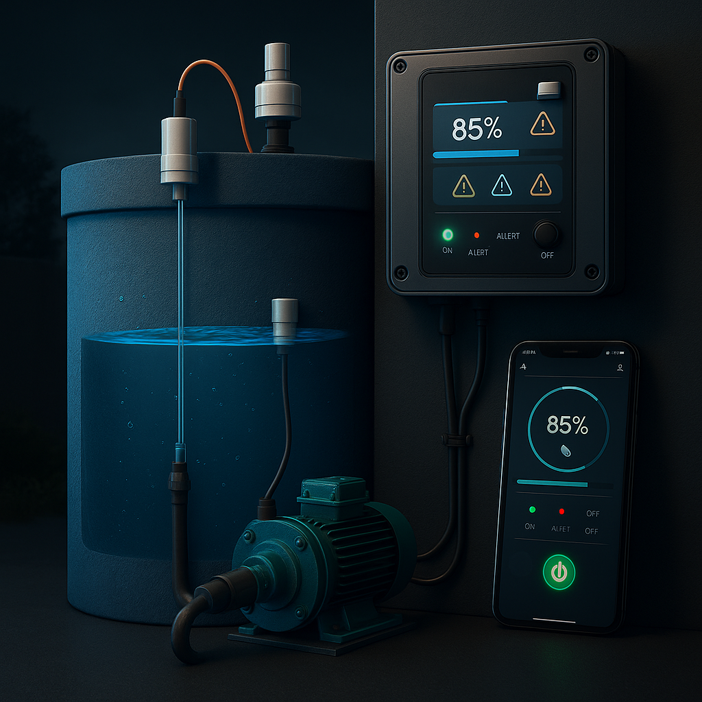 Sistema automatizado de controle de nível da caixa d’água